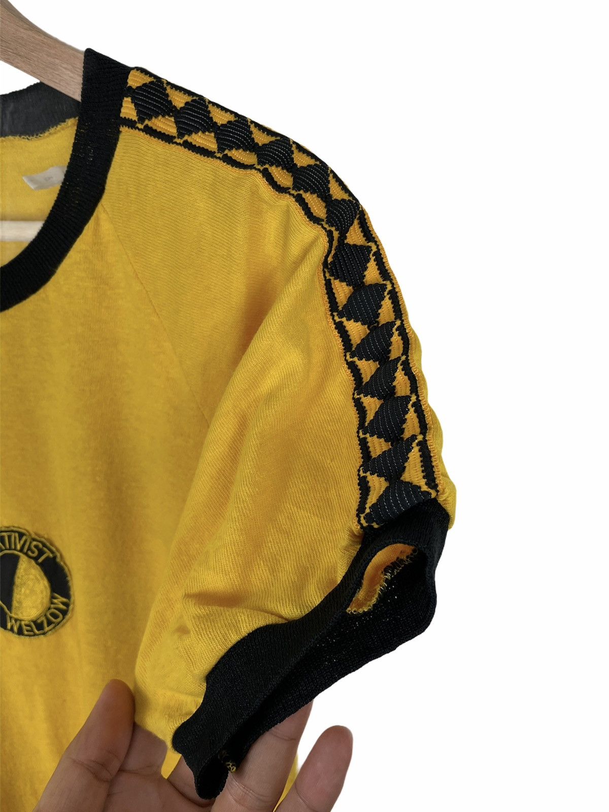 Vintage Vtg 70s East Germany Football Jersey BSG Aktivist Welzow Size US M / EU 48-50 / 2 - 7 Thumbnail