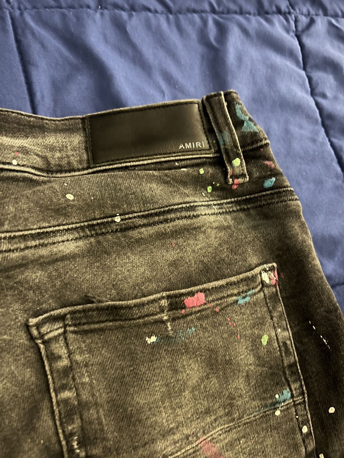 Amiri Paint splatter amiris Size US 31 - 3 Thumbnail