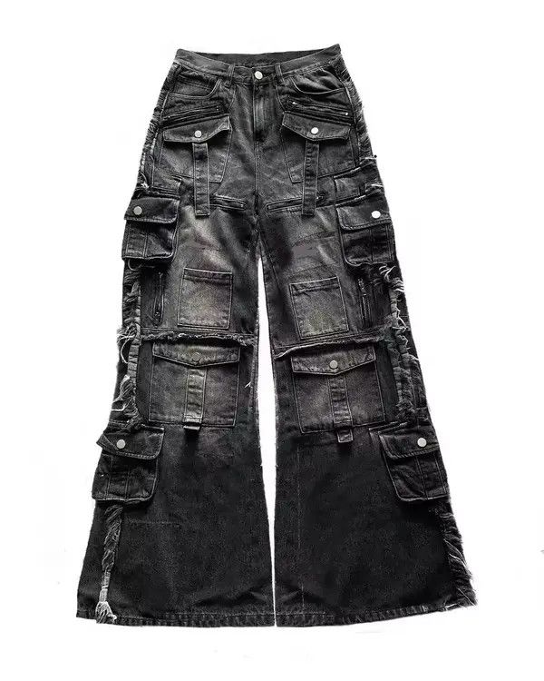 Jean Mayuko x natsu Multi-Pocket Denim Pant Size US 33 - 7 Thumbnail