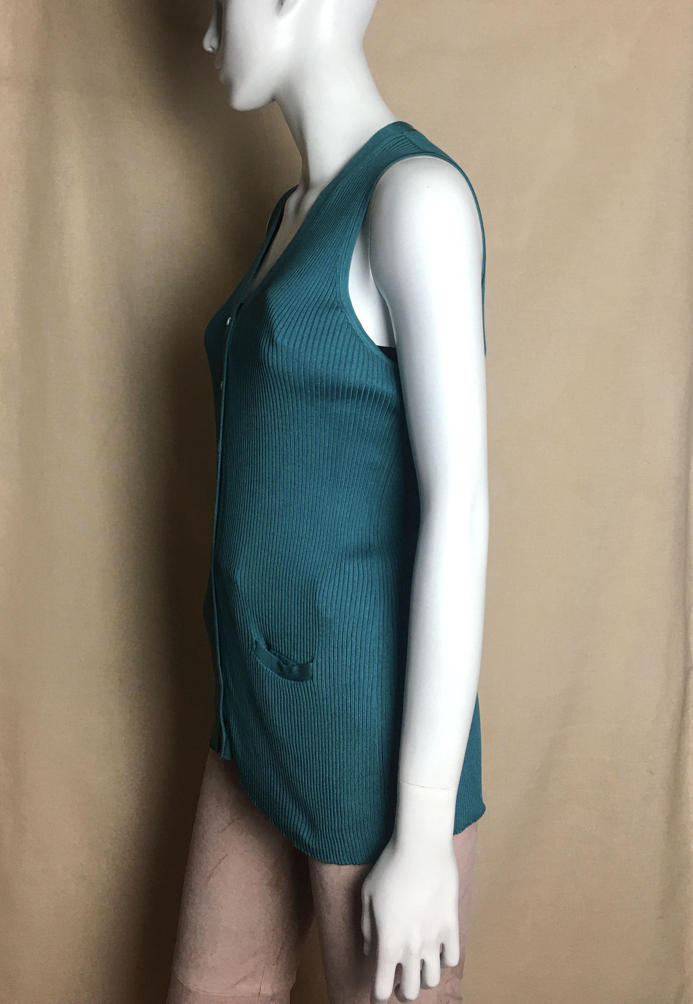 Loro Piana Loro Piana Jade Green Silk Cardigan Set 2 pieces Size M / US 6-8 / IT 42-44 - 9 Thumbnail