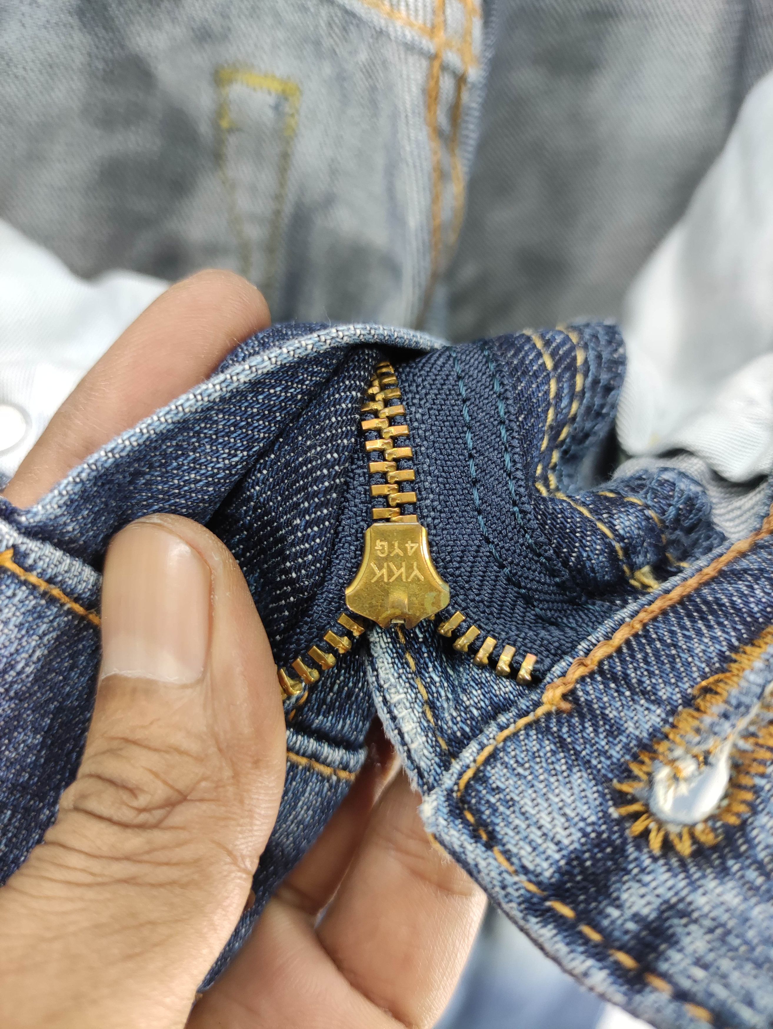 Wrangler Vintage Wrangle 403 Soft-Flex Distressed Denim Jeans Size US 30 / EU 46 - 15 Thumbnail