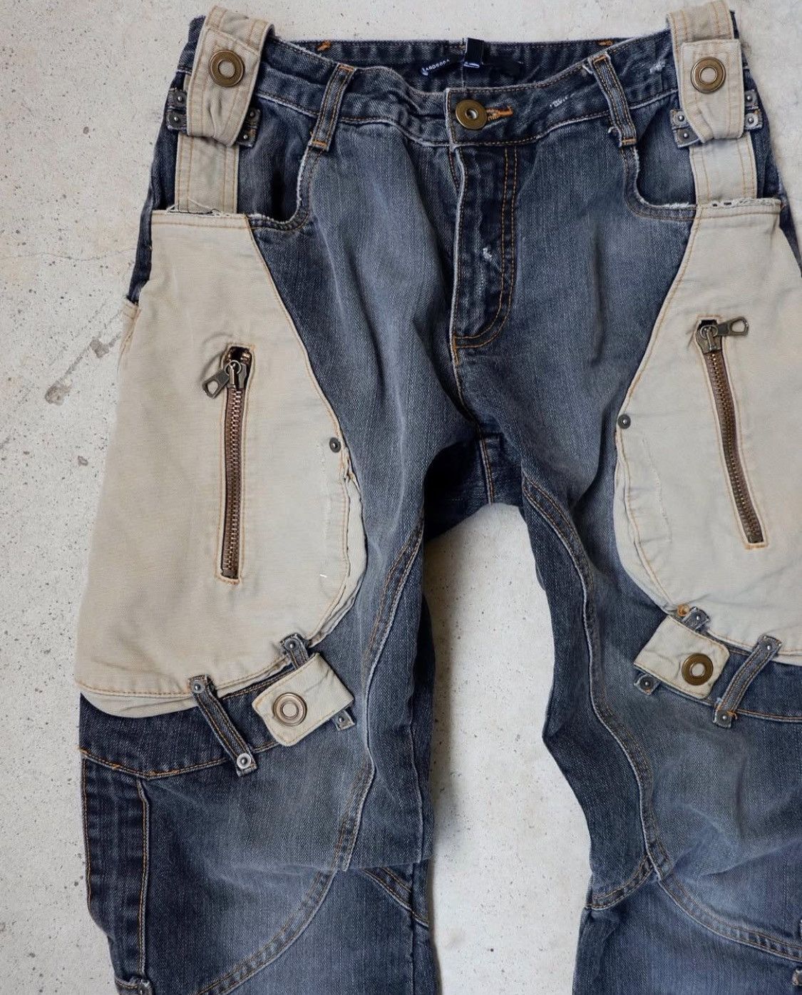 Japanese Brand 00’s Hard Soda Utility Cargo Pants Size US 30 / EU 46 - 3 Thumbnail