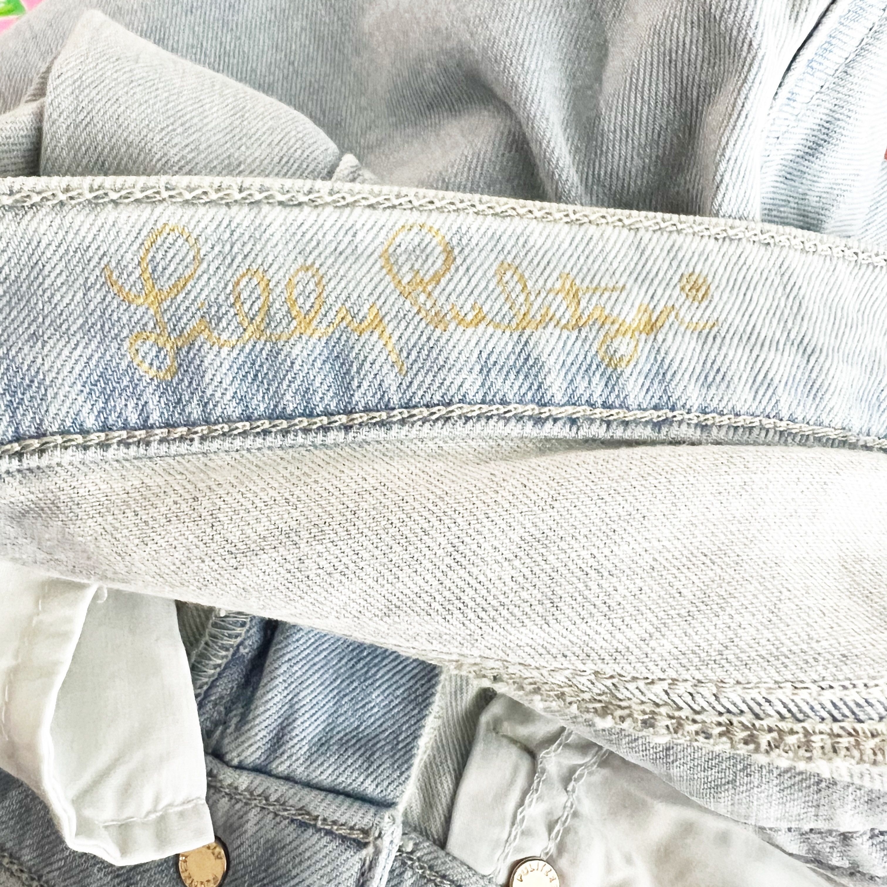 Lilly Pulitzer NEW Lilly Pulitzer South Ocean Skinny Size 30" / US 8 / IT 44 - 2 Thumbnail