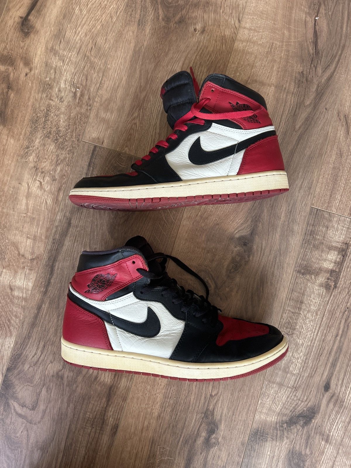 Jordan Brand × Nike Air Jordan 1 Retro High OG "Bred Toe" Size US 14 / EU 47 - 4 Thumbnail