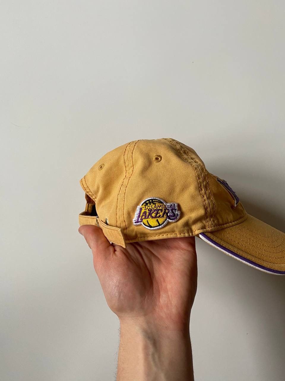 NBA Vintage New Era L.A Lakers NBA cap OS Size ONE SIZE - 4 Thumbnail