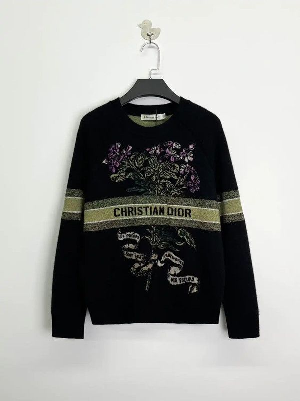 Dior Dior Black Cashmere Pullover Sweater for Women 0089 Size XS / US 0-2 / IT 36-38 - 1 Thumbnail