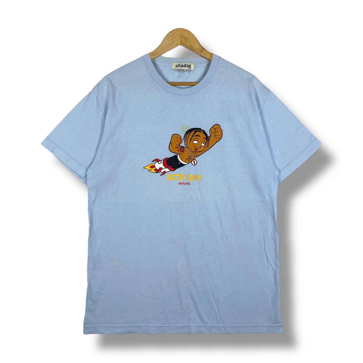 Rap Tees SHADIQ ASTROBOY Mighty World Raptees Graphic Tee Shirt Large Size US L / EU 52-54 / 3 - 1 Thumbnail