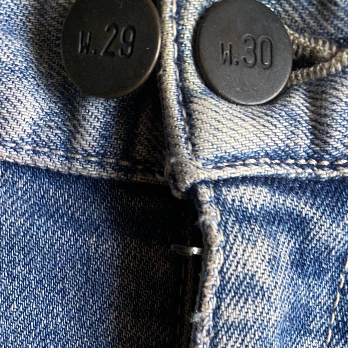 N.Hoolywood N.Hoolywood Distress Bootcut Stretch Denim Size US 30 / EU 46 - 7 Thumbnail