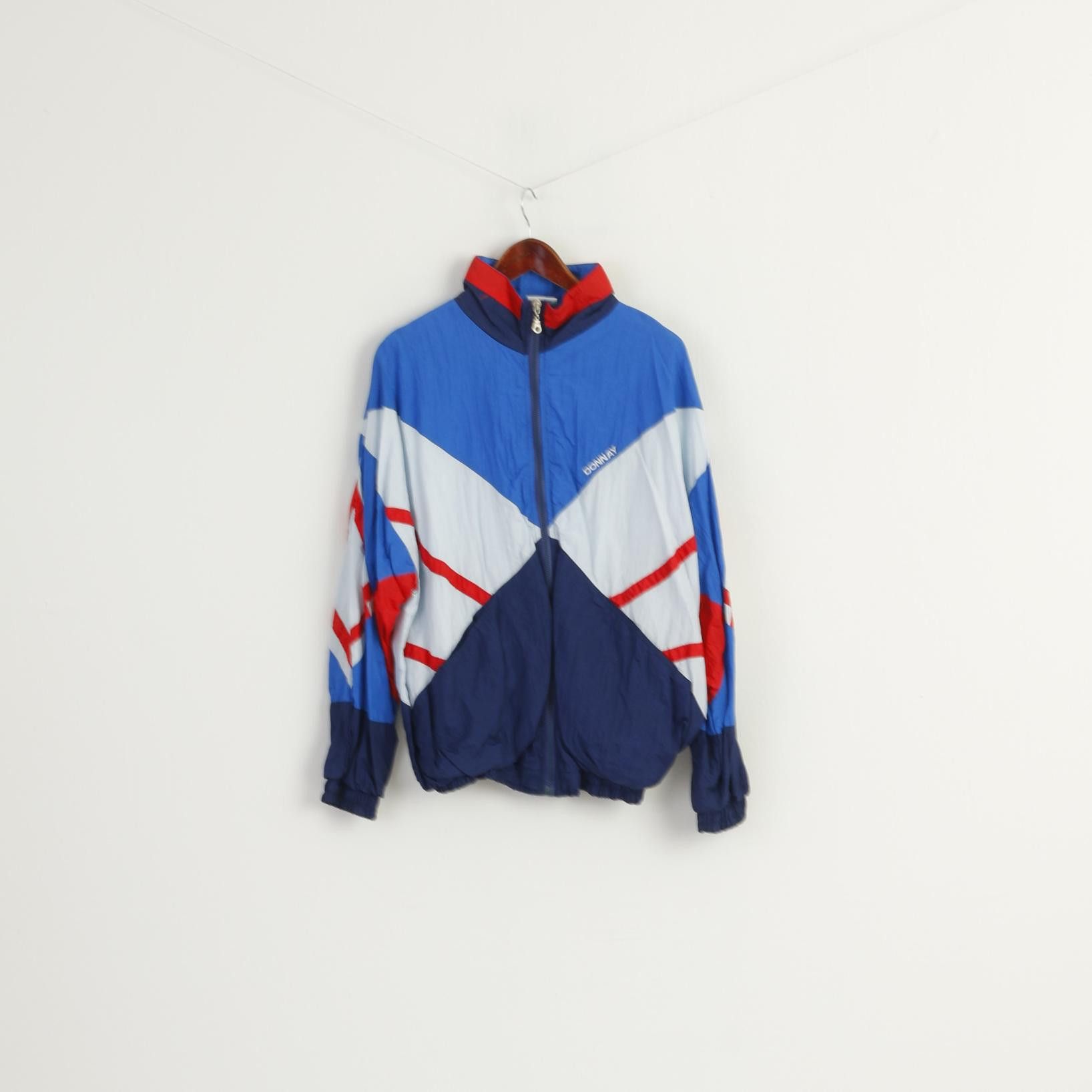 Vintage Donnay Men M Jacket Blue Training Lightweight 9580 Size US M / EU 48-50 / 2 - 2 Thumbnail
