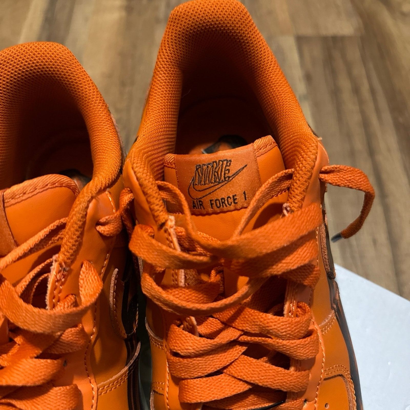 Nike Nike Air Force 1 Low Orange Skeleton Size US 9.5 / EU 42-43 - 8 Thumbnail