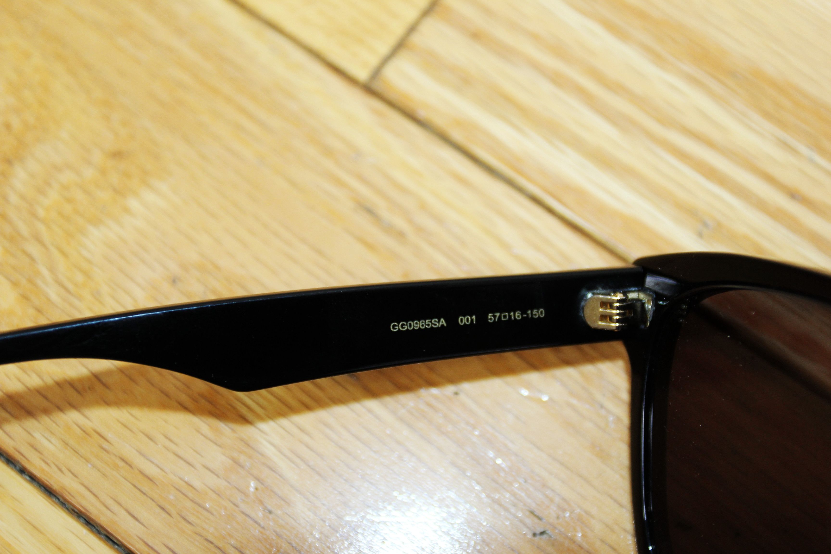 Gucci BNWT AW24 GUCCI BLACK SQUARE SUNGLASSES GG0965SA Size ONE SIZE - 7 Thumbnail