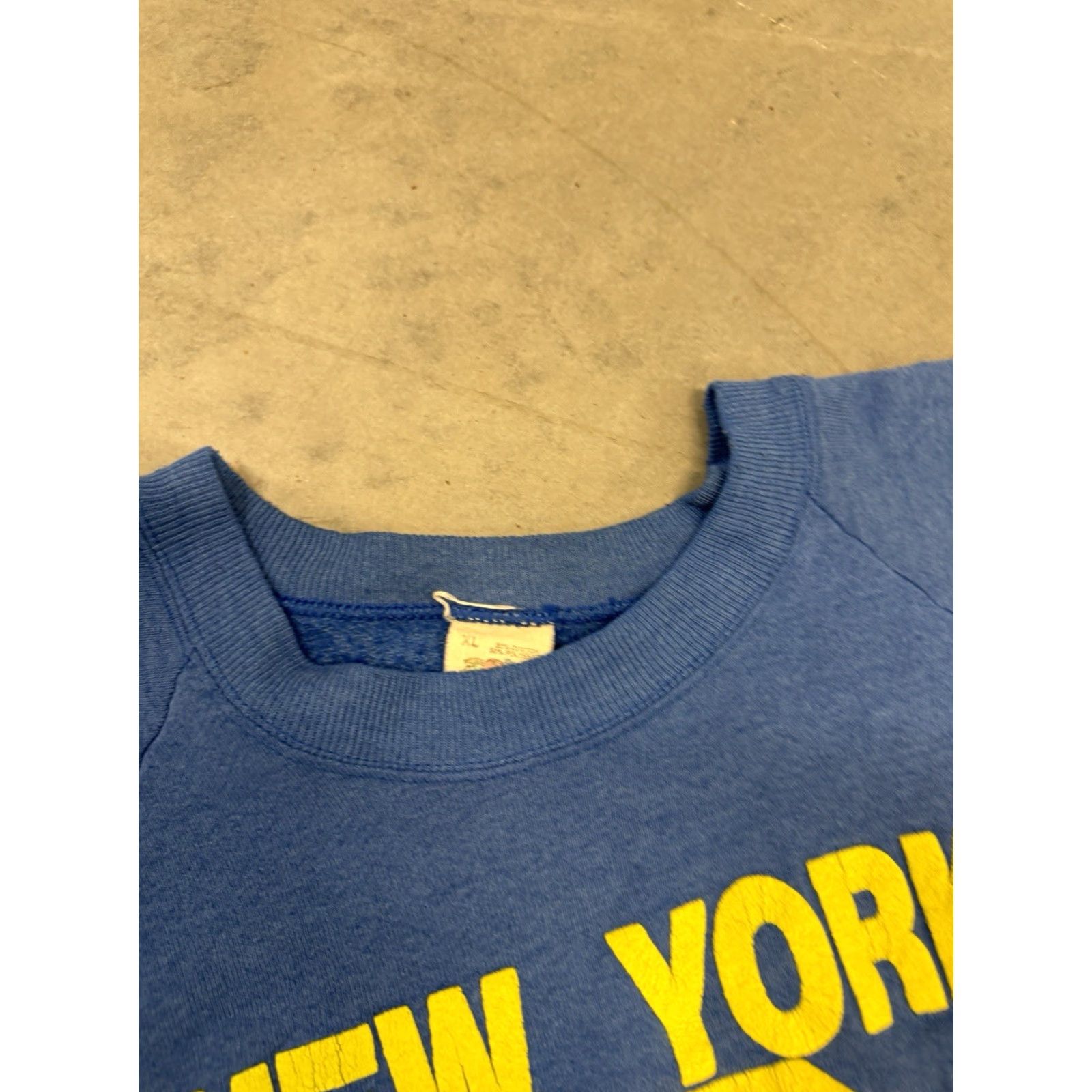Fruit Of The Loom VINTAGE 80s Grange Farming NY Patrons of Husbandry Blue Sweatshirt XL Unisex Adults Pullover Crewneck Size US XL / EU 56 / 4 - 6 Thumbnail