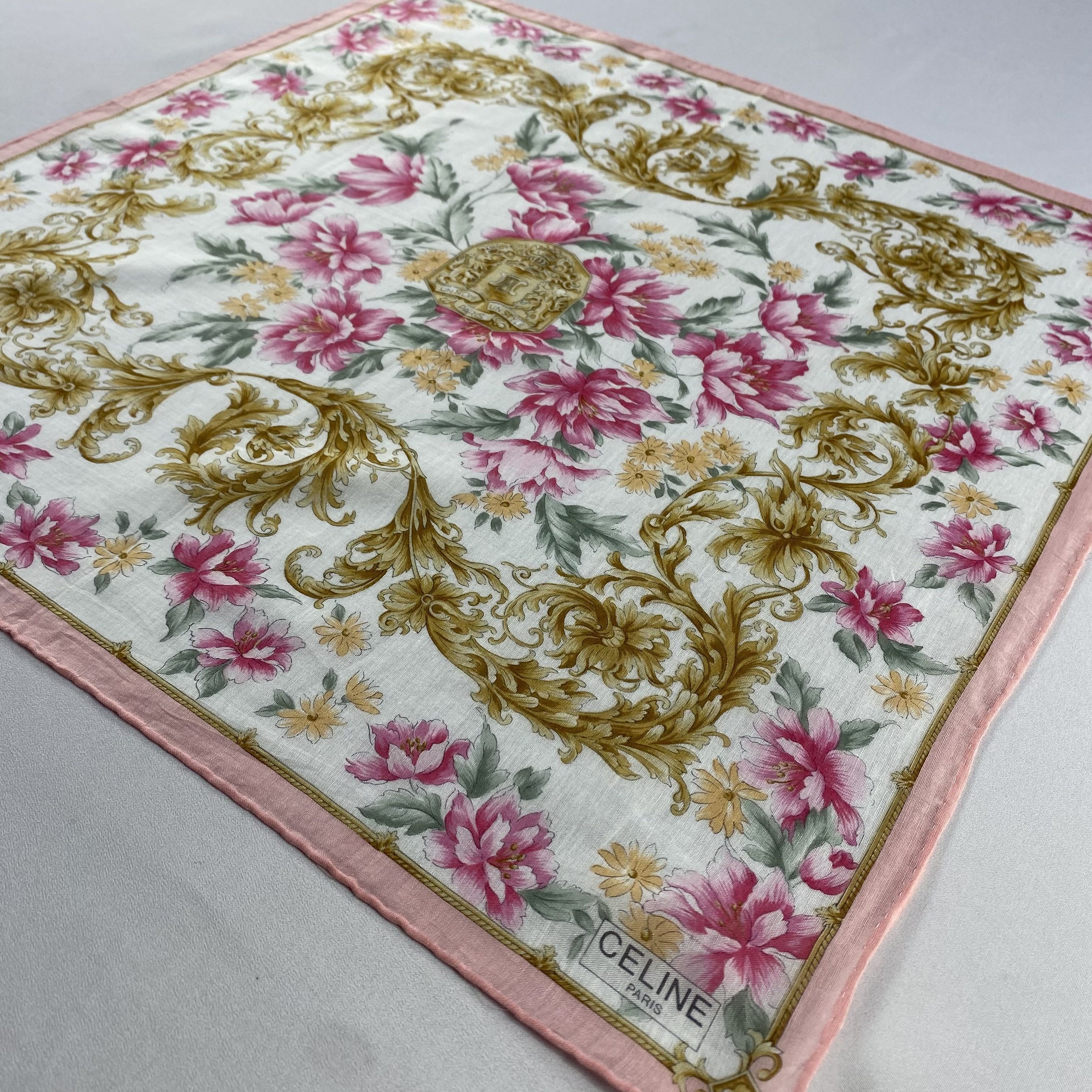 Celine × Vintage Celine Bandana/ Handkerchief / Neckerchief-P1740 Size ONE SIZE - 2 Thumbnail