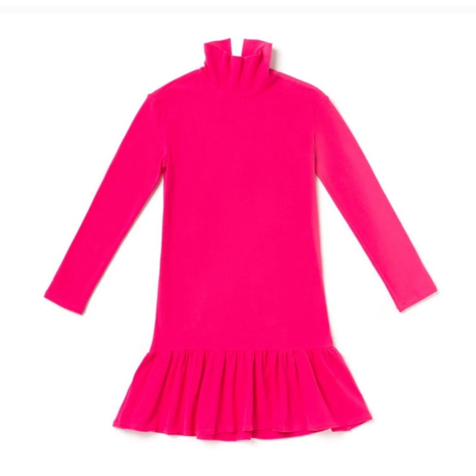 Other BURU Women's Turtleneck Side Zip Mini Raspberry Dress XS Size XS / US 0-2 / IT 36-38 - 3 Thumbnail