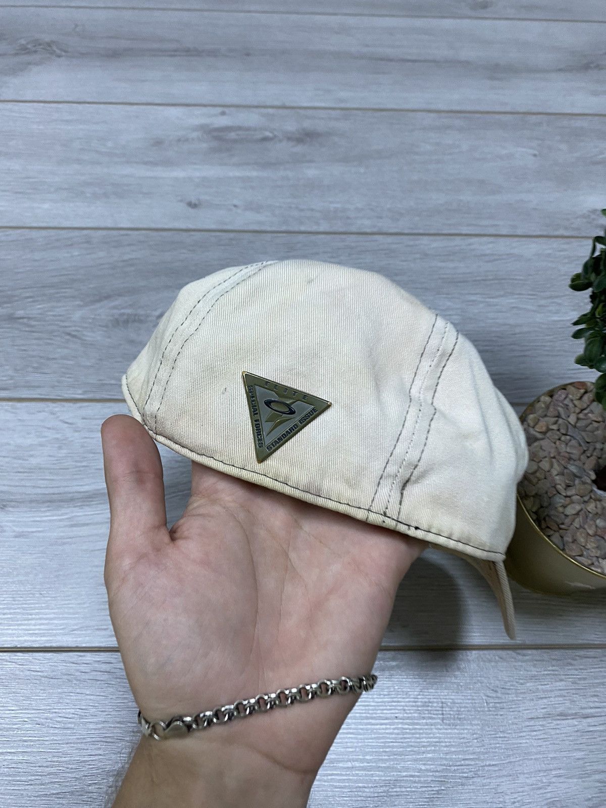 Vintage Oakley vintage big circle logo cap Size ONE SIZE - 4 Thumbnail