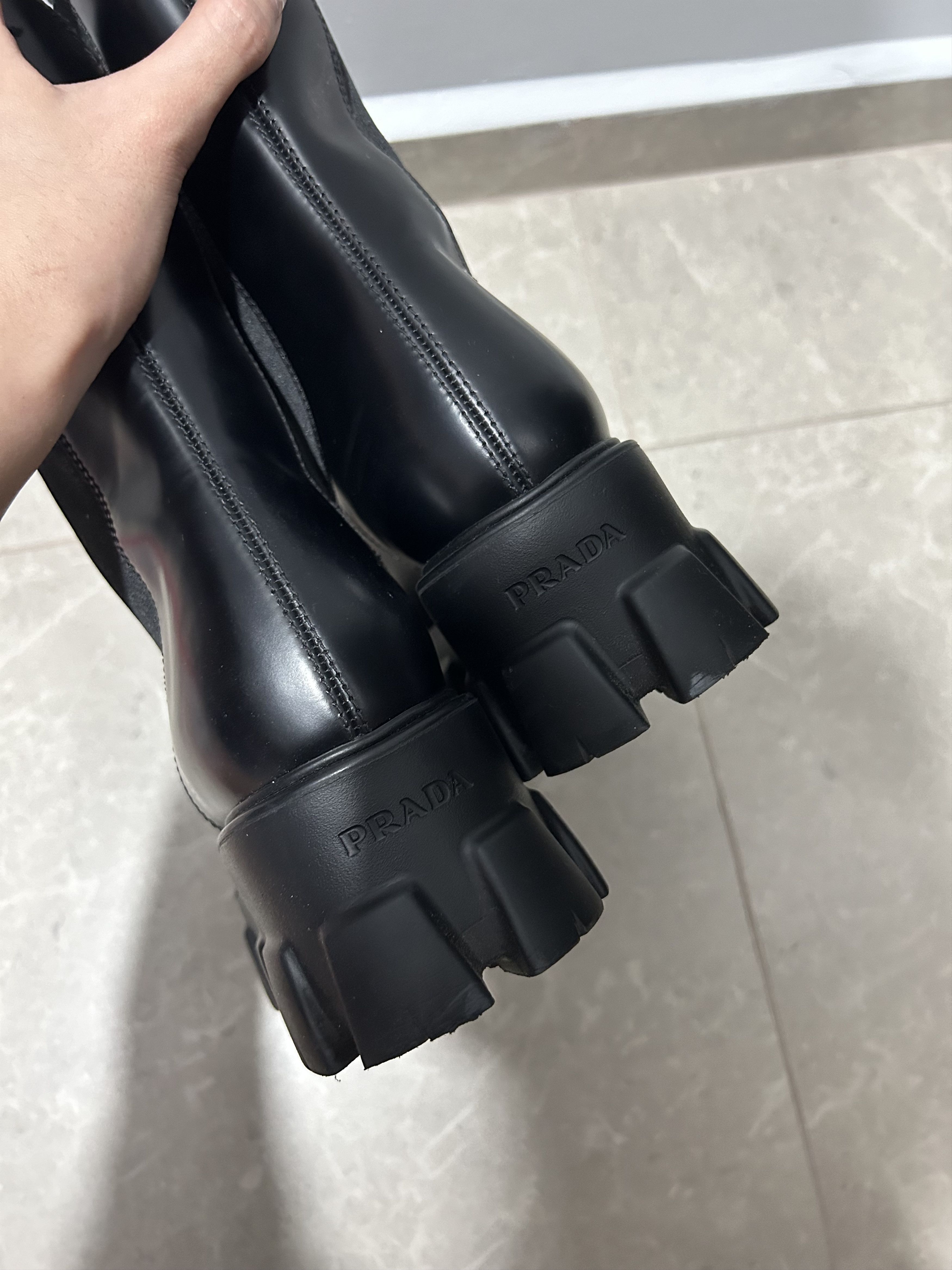 Prada Prada monolith boots Size US 9.5 / IT 39.5 - 6 Thumbnail