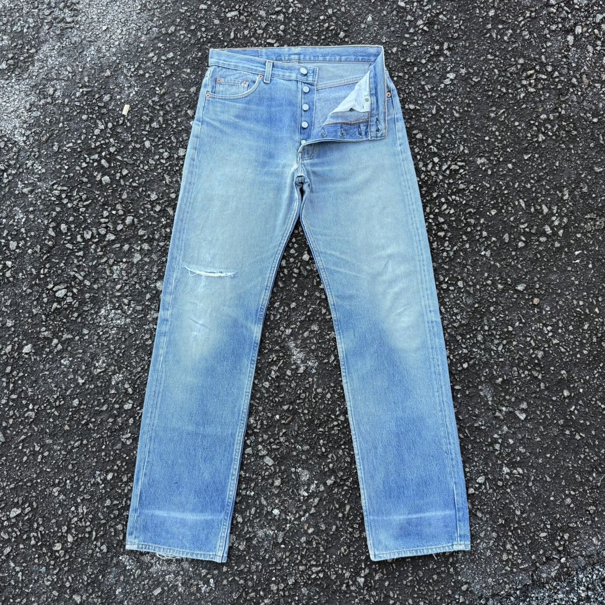 Levi's Vintage Clothing W31 Vintage Levi’s 501 Usa faded Jean denim pants Size US 31 - 2 Thumbnail