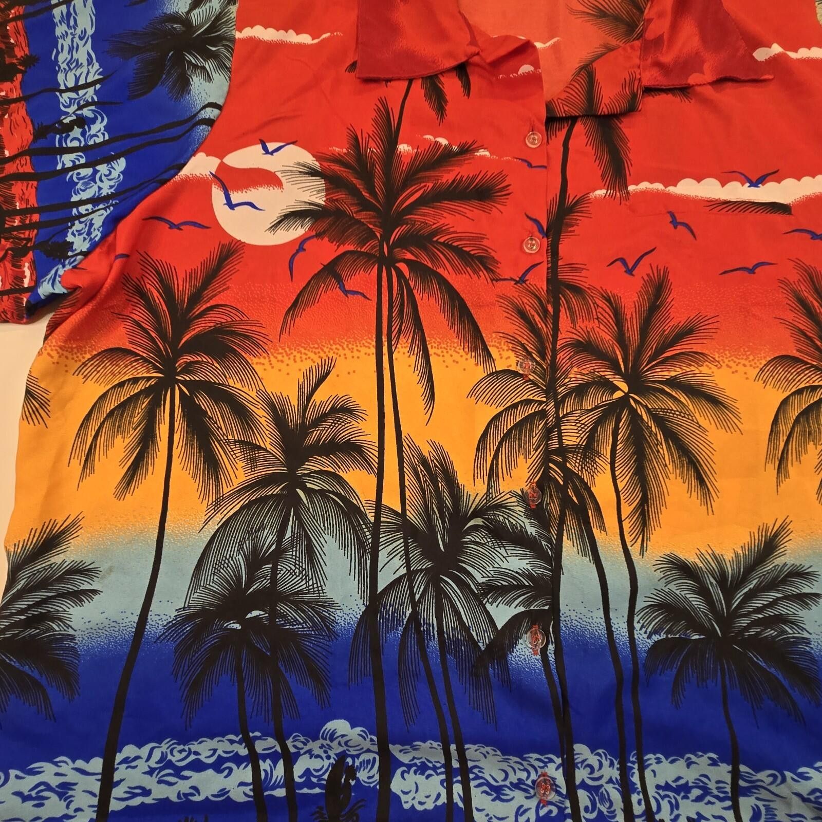 Other KING KAMEHA 3XL Palm Trees Hawaii Hawaiian Island Shirt Size US XXL / EU 58 / 5 - 2 Thumbnail