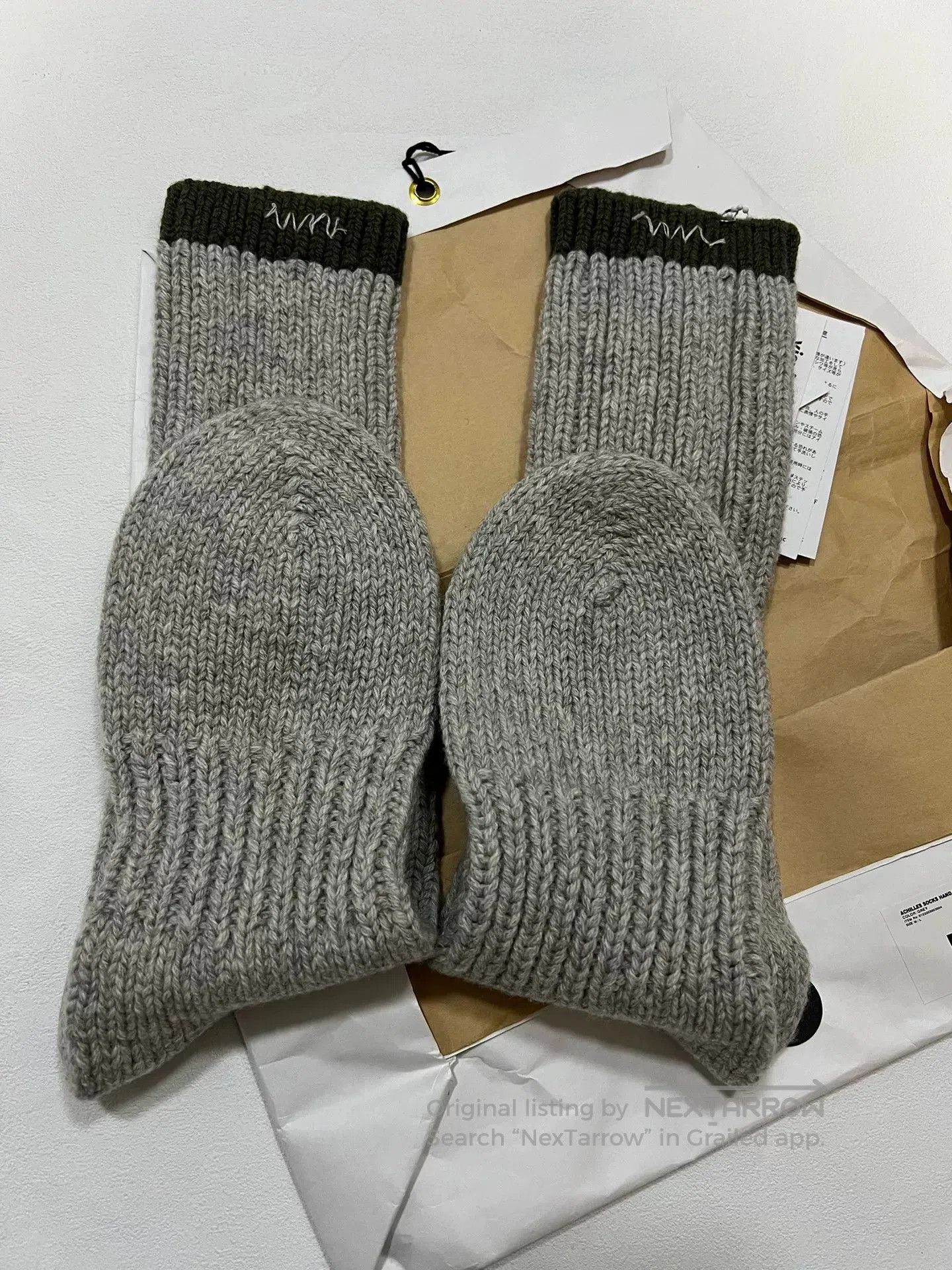 Visvim visvim 22AW Achilles Hand Knit Socks. Size ONE SIZE - 6 Thumbnail