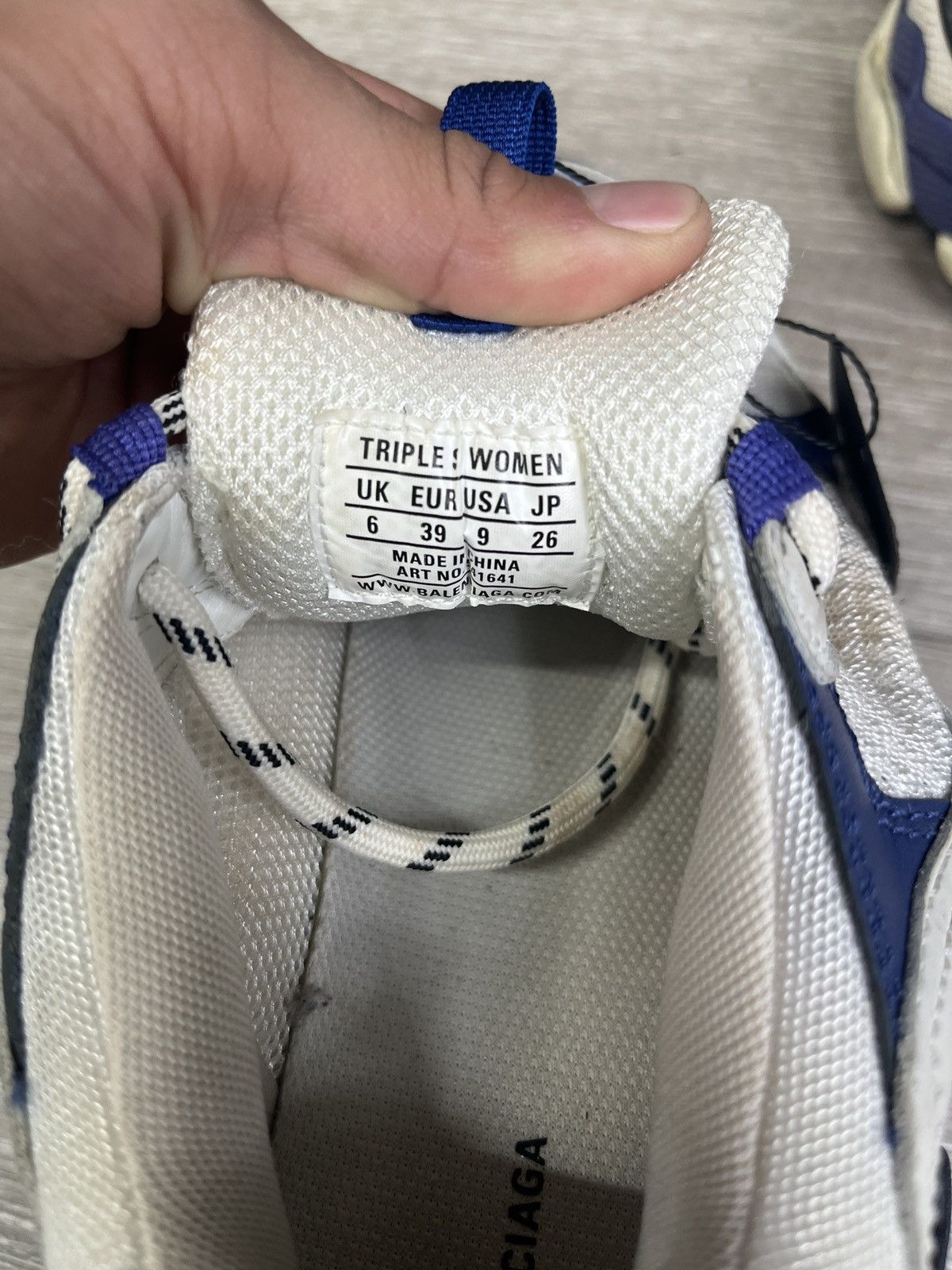 Balenciaga Balenciaga triple S blue high top sneakS Size US 9 / IT 39 - 8 Thumbnail