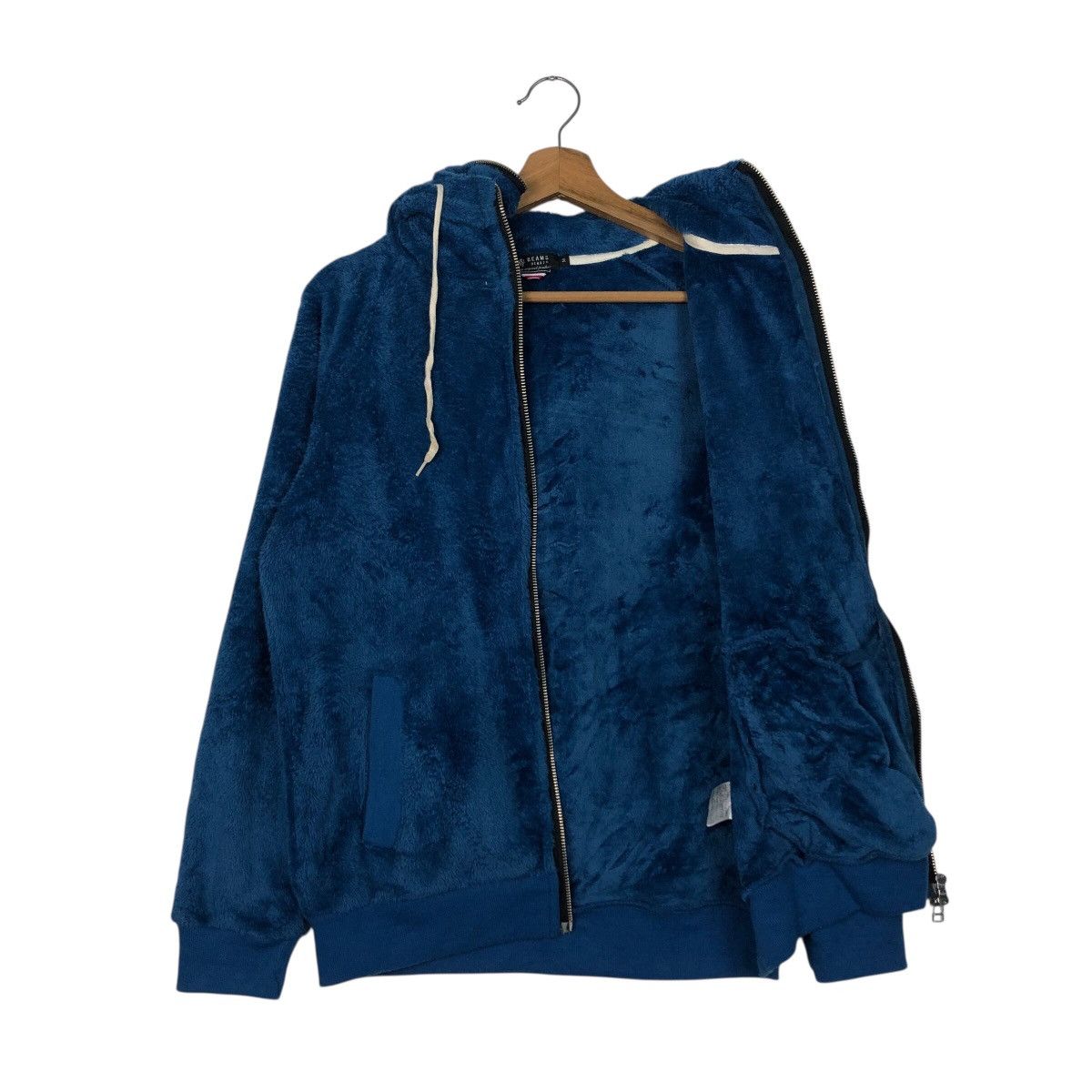 Beams Plus 📌Rich Blue Vintage Zipper Fleece Jacket Beams Heart Size US M / EU 48-50 / 2 - 13 Thumbnail