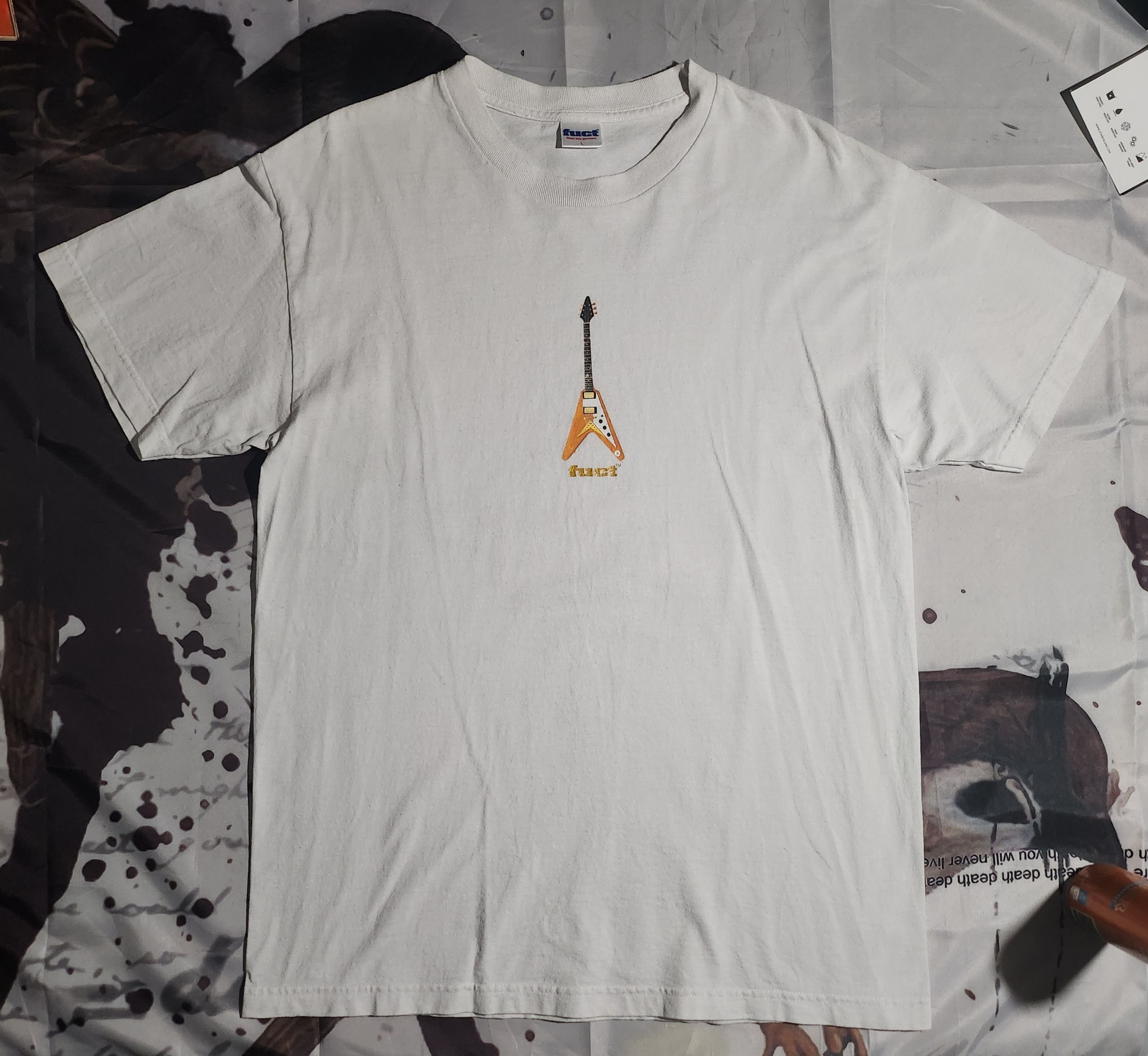 FUCT × Vintage Fuct Gibson Flying V Tee Size US L / EU 52-54 / 3 - 1 Thumbnail