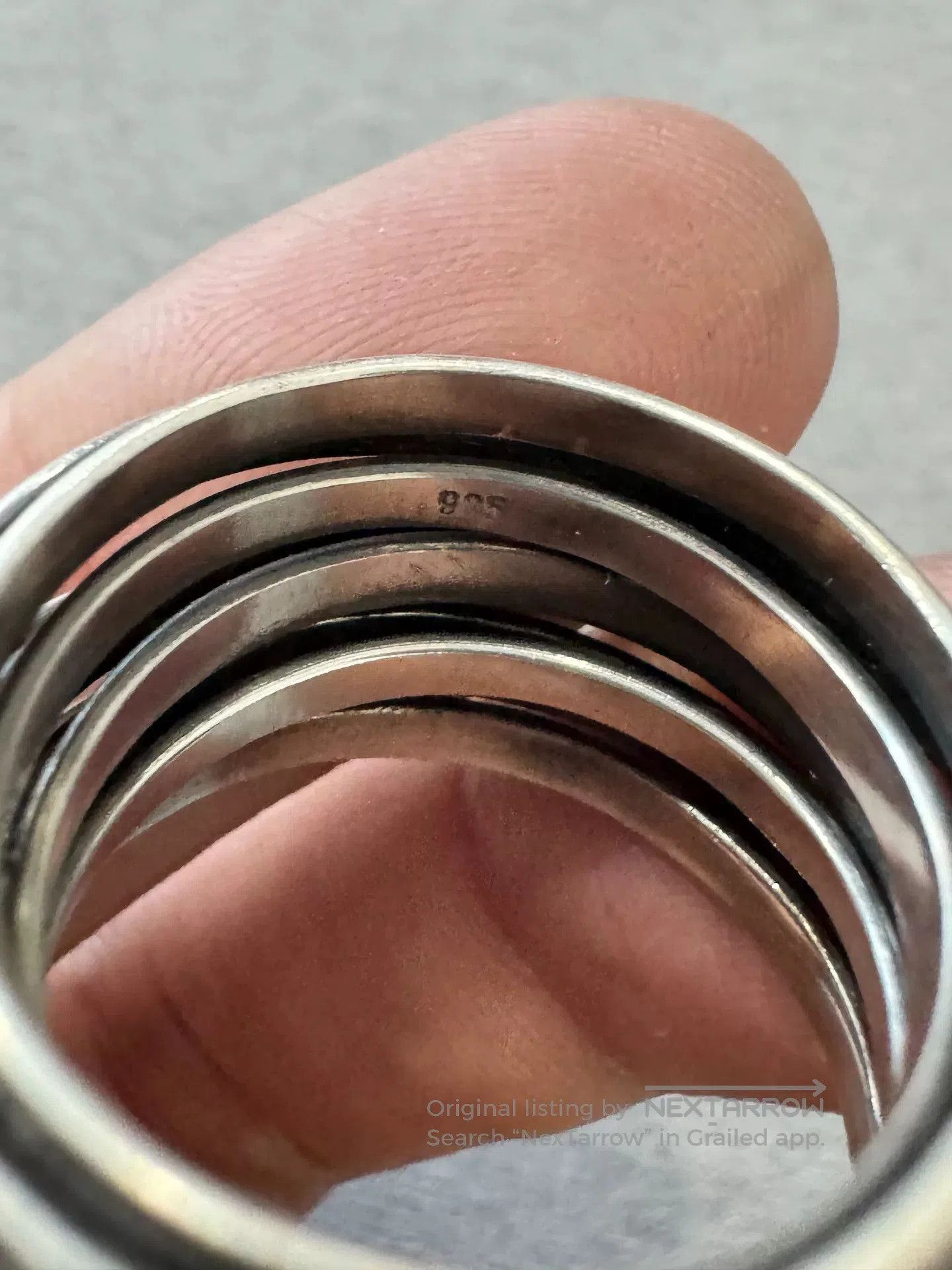 Werkstatt Munchen silver spring design ring by Werkstatt Munchen. Size ONE SIZE - 5 Thumbnail