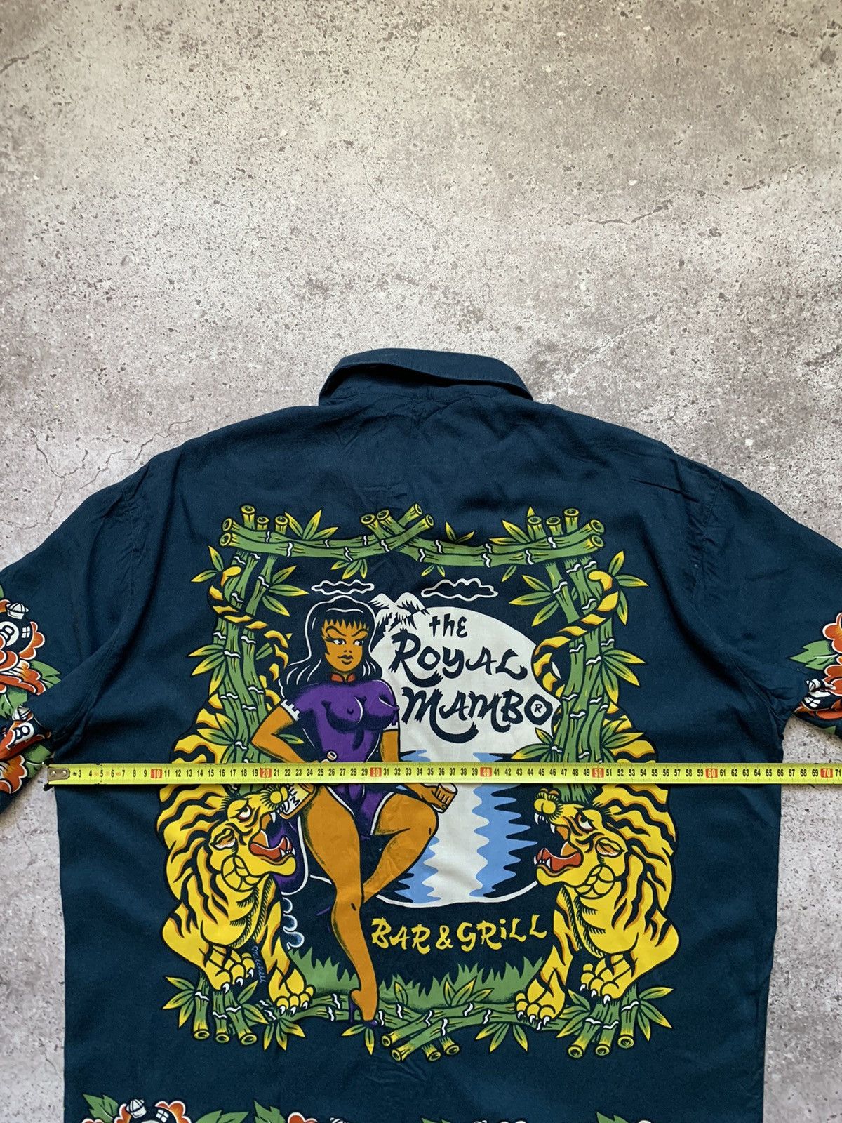 Mambo × Vintage Vintage Rare Mambo Loud Shirt Head Girlskeleton Hawaii Size US M / EU 48-50 / 2 - 11 Thumbnail