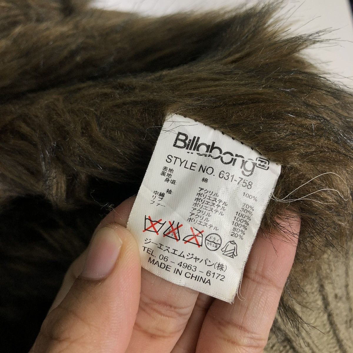 Billabong 🔥VINTAGE BIKER BOMBER JACKET BILLABONG MINK FUR HOODIE Size US M / EU 48-50 / 2 - 22 Thumbnail