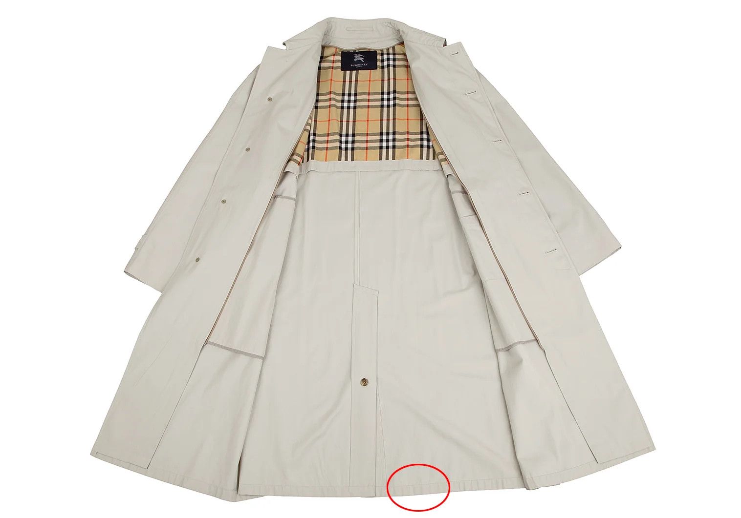 Burberry Beige Stand Collar Coat in Size M Size US M / EU 48-50 / 2 - 11 Thumbnail