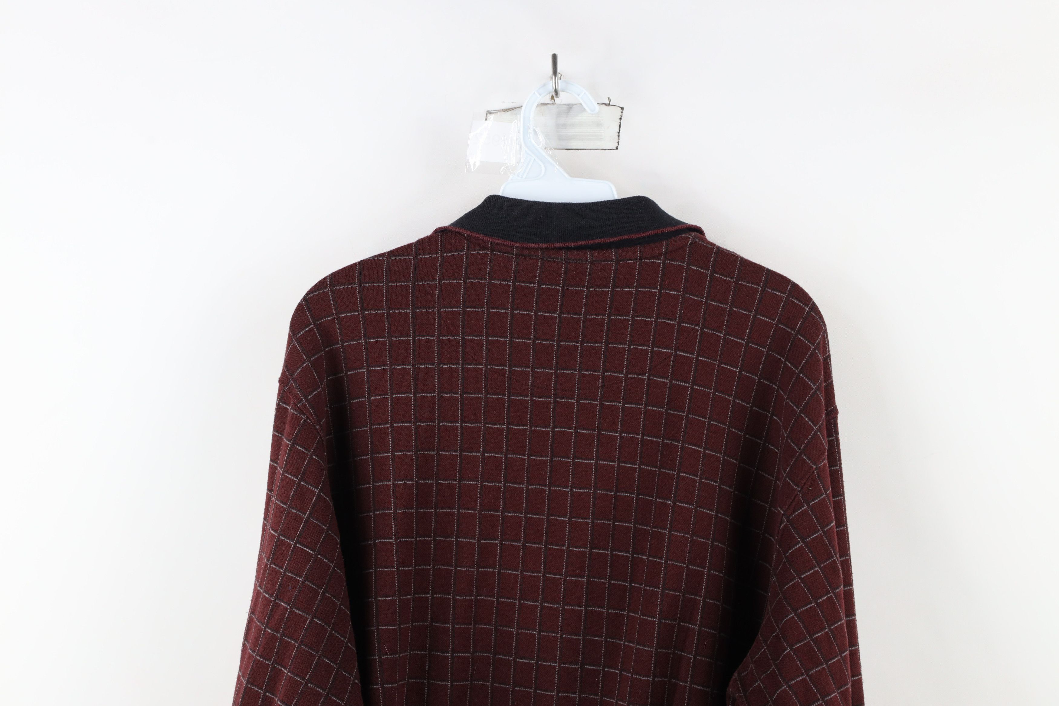 Vintage Vintage 90s Streetwear Knit Long Sleeve Rugby Polo Size US L / EU 52-54 / 3 - 8 Thumbnail