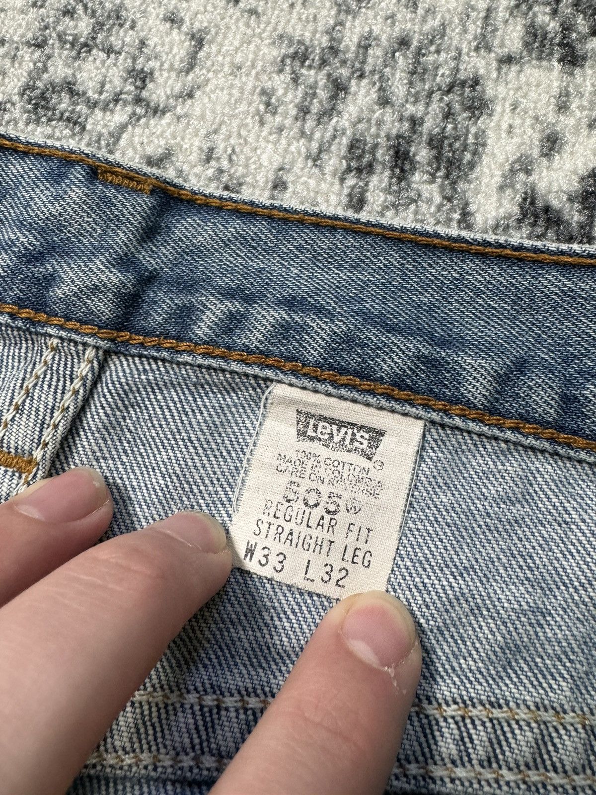 Levi's × Levi's Vintage Clothing Vintage Levi’s 505 Denim Jeans Blue Y2K STYLE 90s Size US 33 - 5 Thumbnail