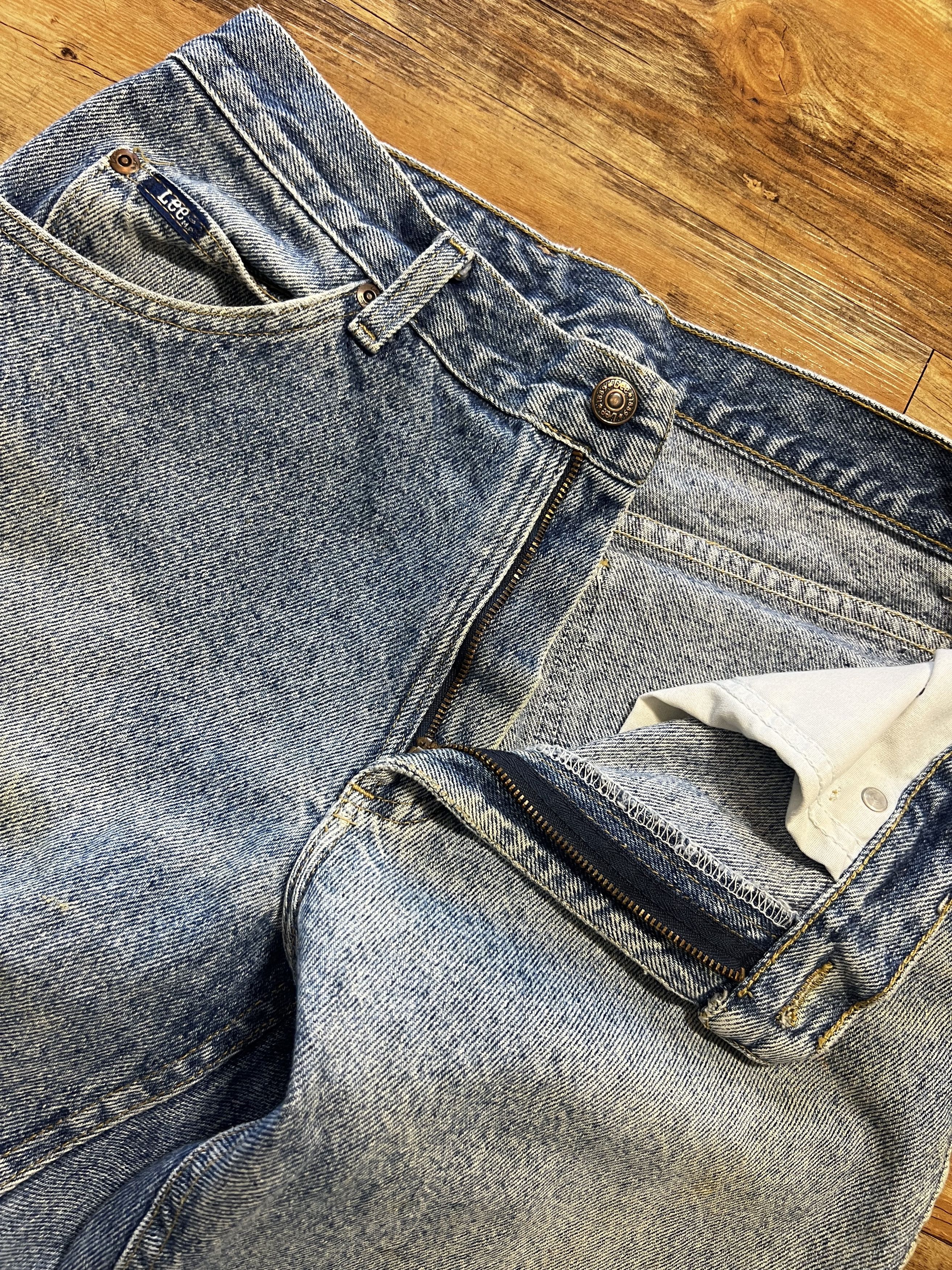 Lee × Vintage Vintage Lee Blue Denim Jean Pants Size US 30 / EU 46 - 4 Thumbnail