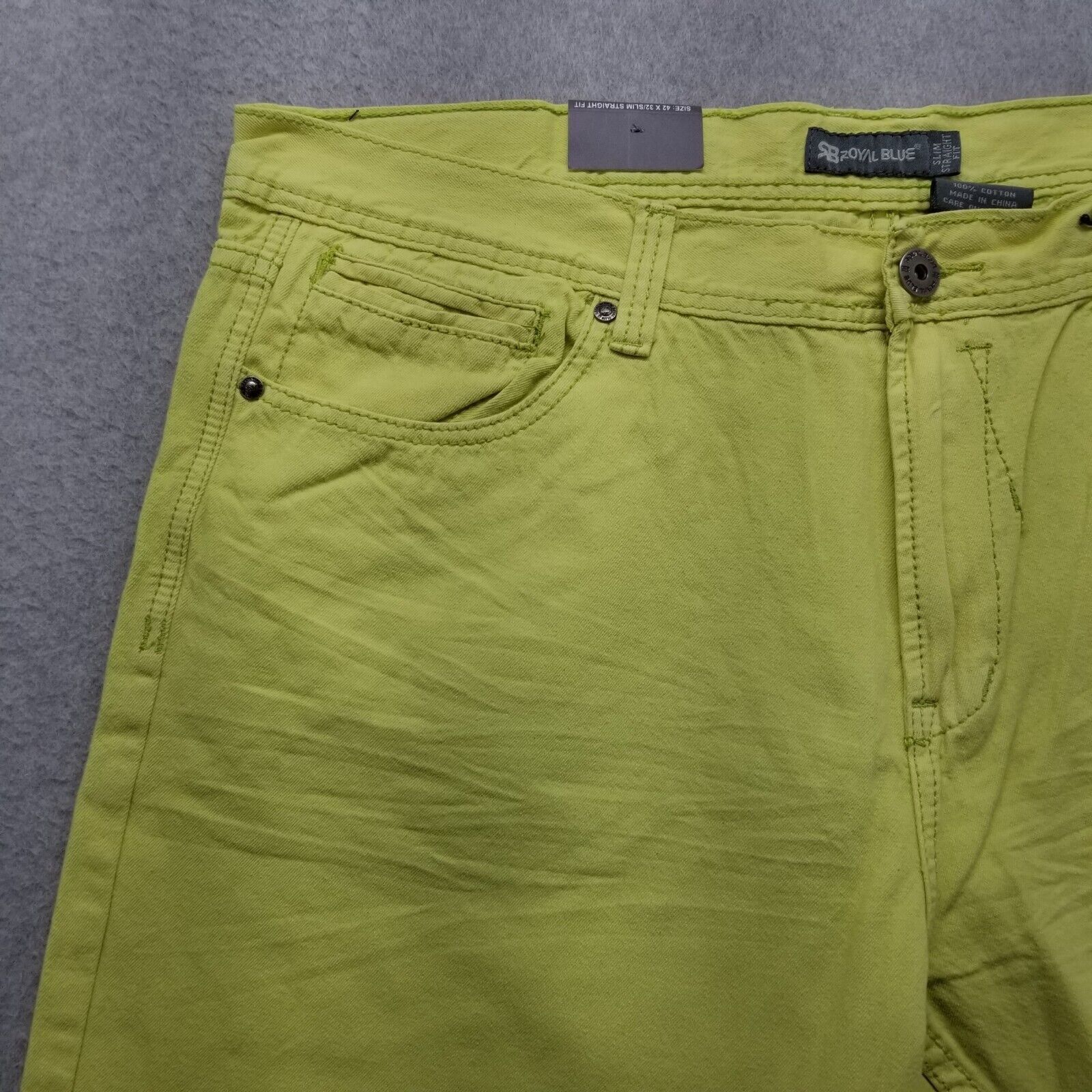 Other Royal Blue Shorts Mens 42 Chino Pockets Casual Cotton Size US 42 / EU 58 - 5 Thumbnail
