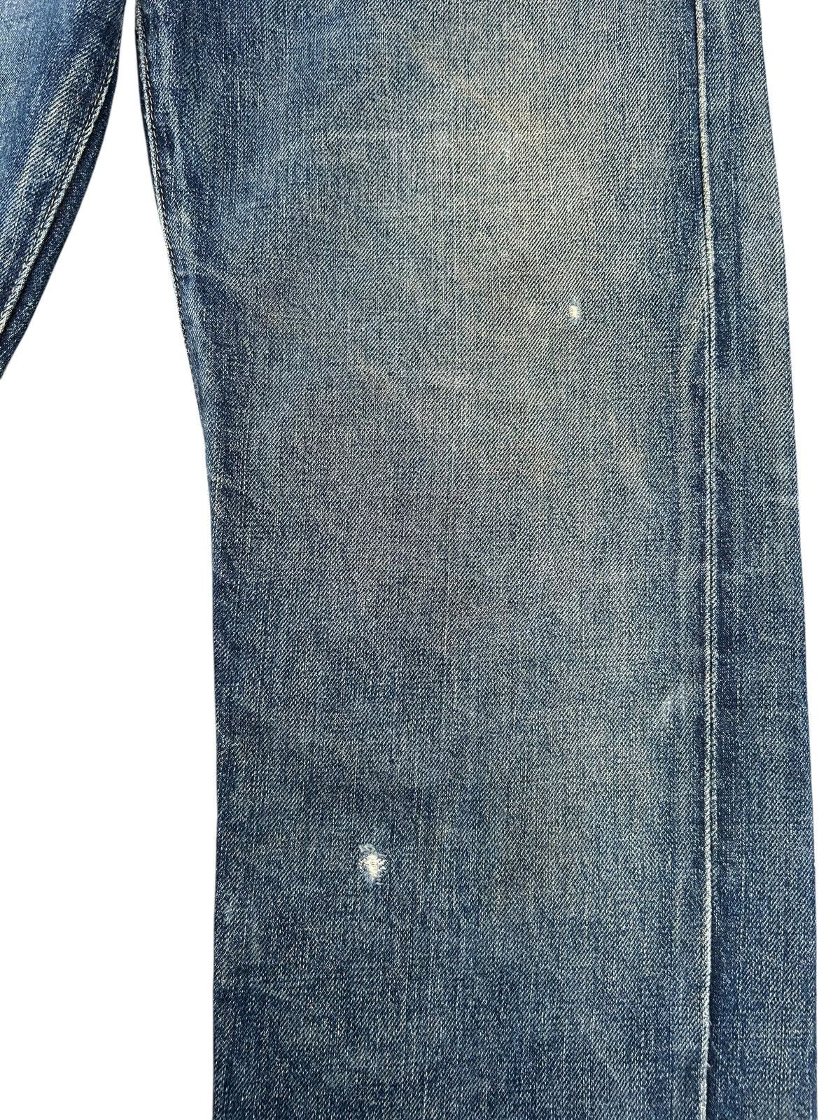 Kapital Vintage Levis big E Selvedge Distressed Denim Jeans Size US 30 / EU 46 - 10 Thumbnail