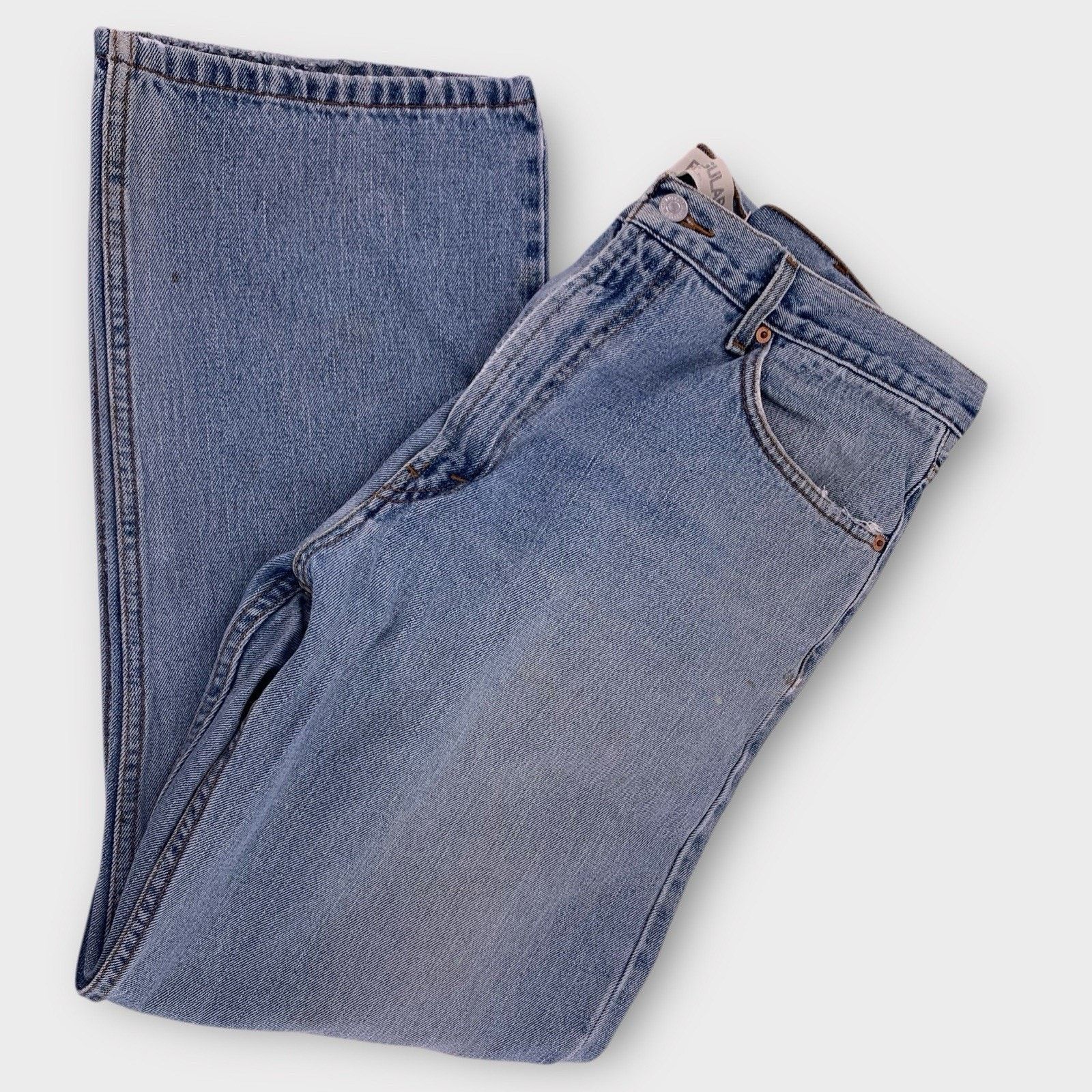 Levi's VTG Y2K Levi’s 550 Jeans 40x30 Light Wash Blue Regular Fit Size US 40 / EU 56 - 18 Thumbnail