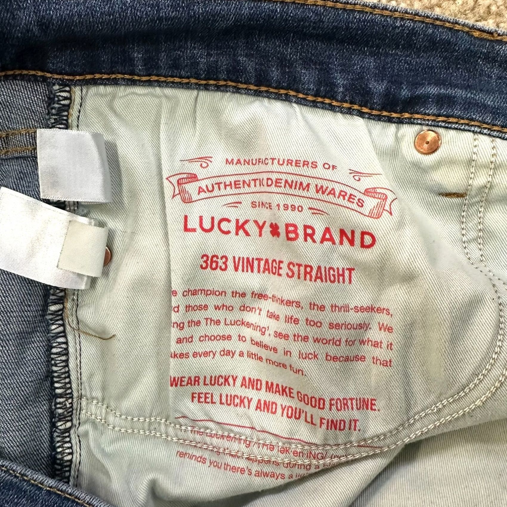 Lucky Brand Lucky Brand 363 Jeans Shirt? Size US 36 / EU 52 - 4 Thumbnail