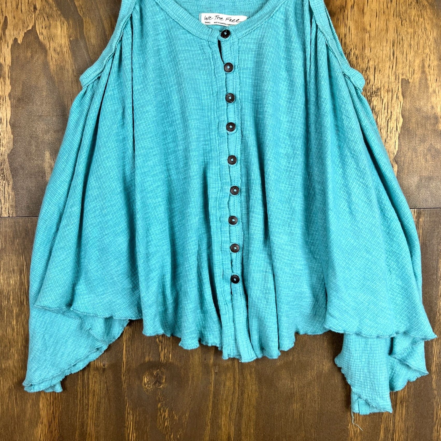 Vintage We The Free Tank Womens Dream Weaver Tahiti Breeze Stretch S Small Blue Casual Size S / US 4 / IT 40 - 3 Thumbnail