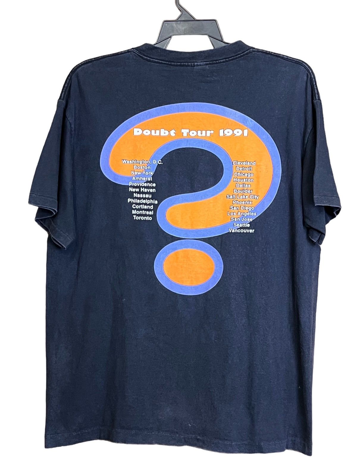 VINTAGE 90s JESUS JONES DOUBT TOUR 1991 T SHIRT - Short Sleeve T 