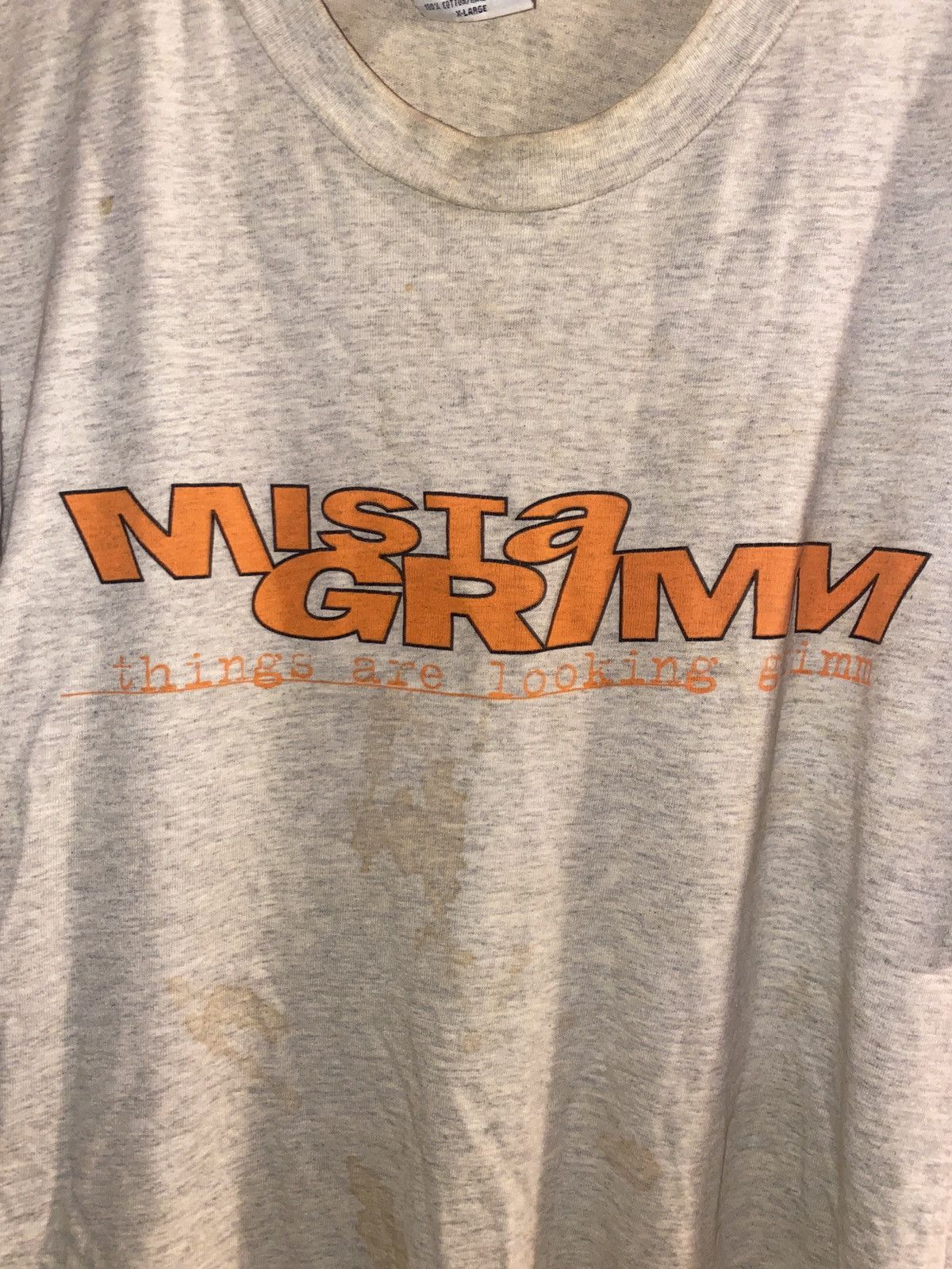 Band Tees × Rap Tees × Vintage Mista grimm things are looking grimm tshirt size xl used Size US XL / EU 56 / 4 - 2 Thumbnail