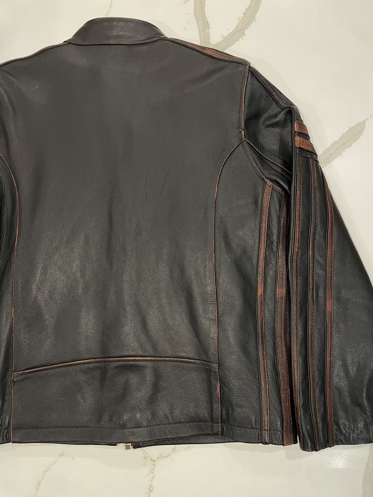 Black Rivet Leather biker jacket Size US L / EU 52-54 / 3 - 6 Thumbnail