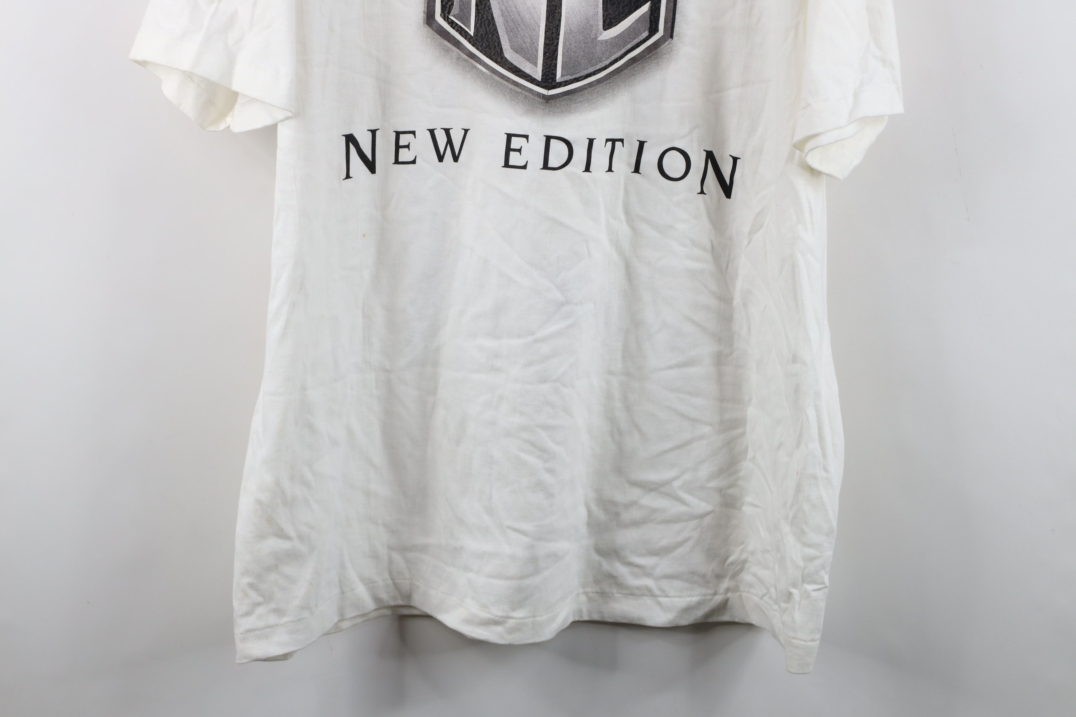 Vintage Vintage 90s The Album New Edition Band R&B T-Shirt White Size US XL / EU 56 / 4 - 3 Thumbnail
