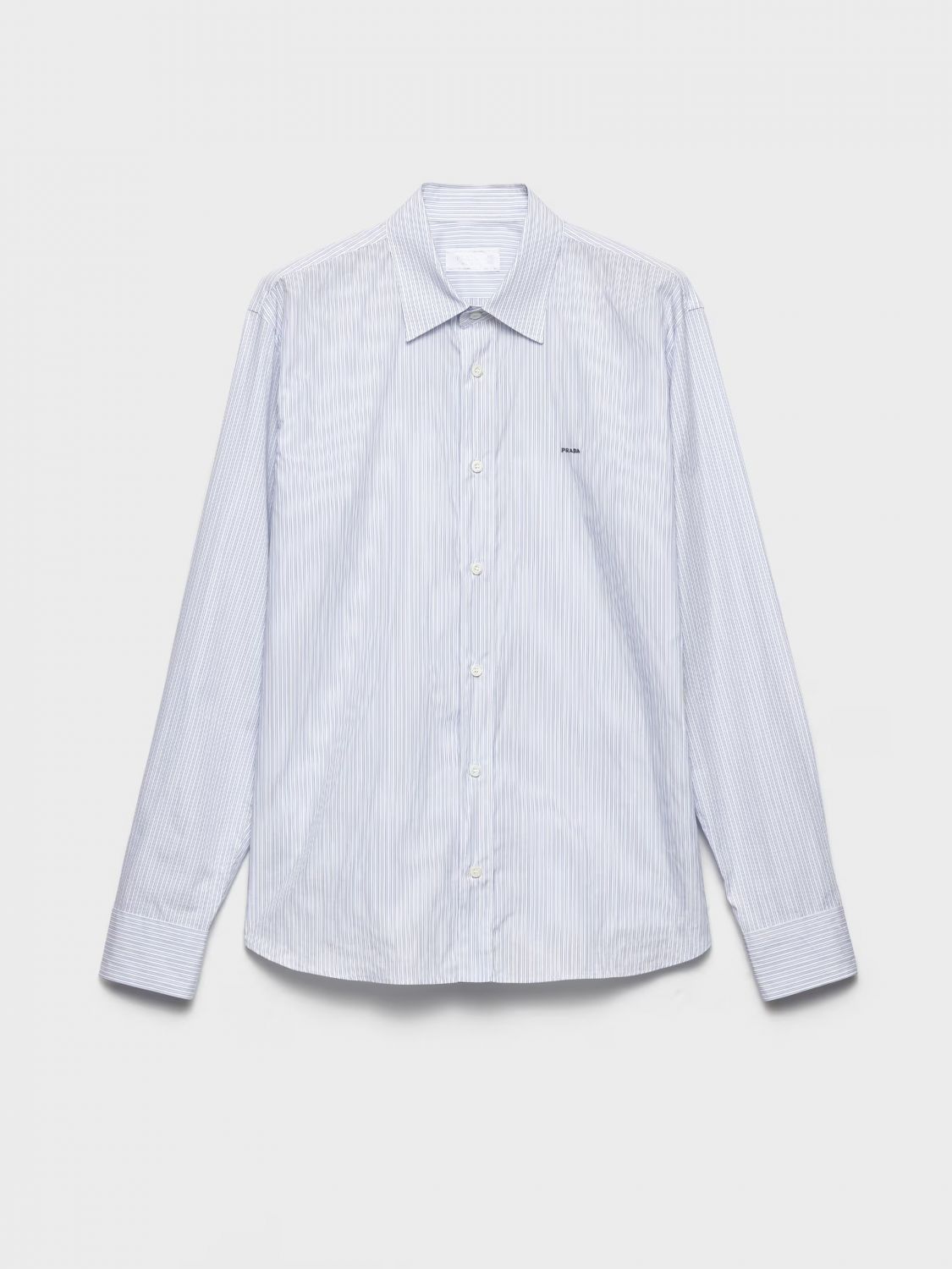 Prada Prada Shirt Men Gnawed Blue Size US XXS / EU 40 - 1 Preview