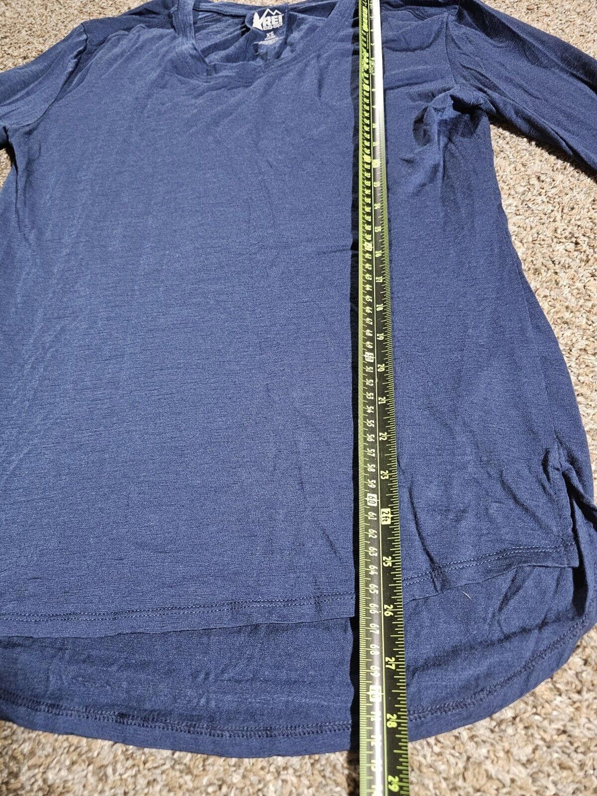Rei rei co-op merino wool Lyocell long sleeve womens XS Blue Size US XS / EU 42 / 0 - 4 Thumbnail