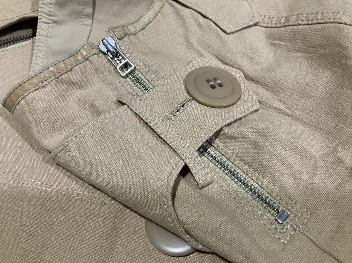 Burberry ♟️ Burberry Diagonal Buttons Layer Zipper Skirt Size 28" / US 6 / IT 42 - 6 Thumbnail