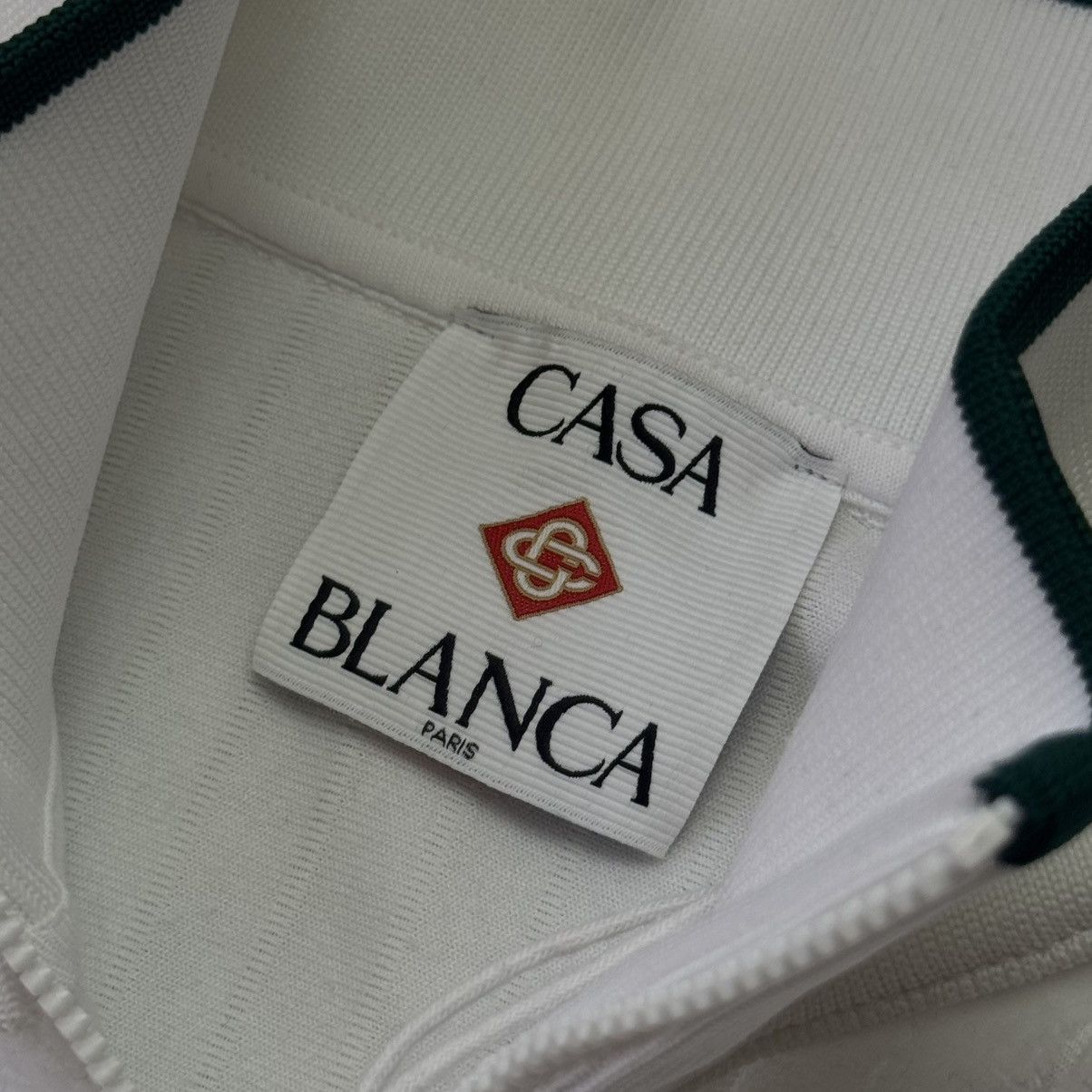 Casablanca Casablanca Velour Ribbed Polo Jersey 1/4 Zip Top Size US M / EU 48-50 / 2 - 12 Thumbnail