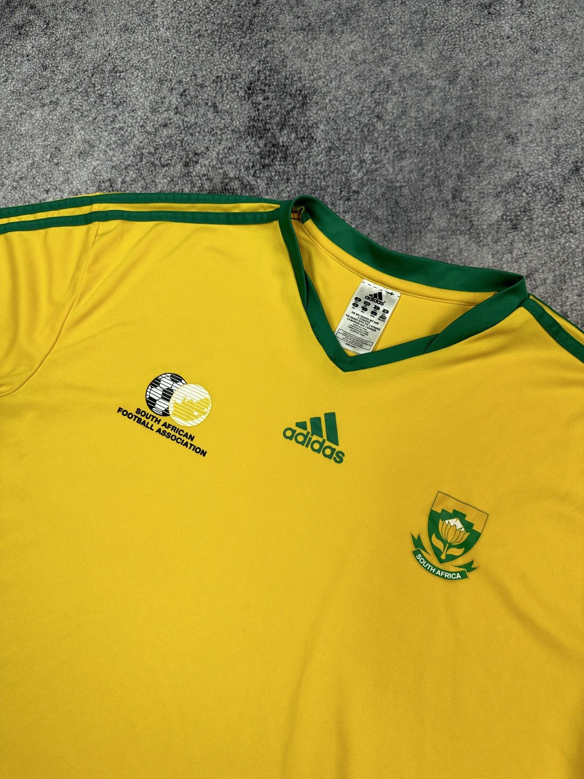 Adidas Adidas South Africa Soccer Jersey Rare Casual Streetwear XXL Size US XXL / EU 58 / 5 - 2 Thumbnail