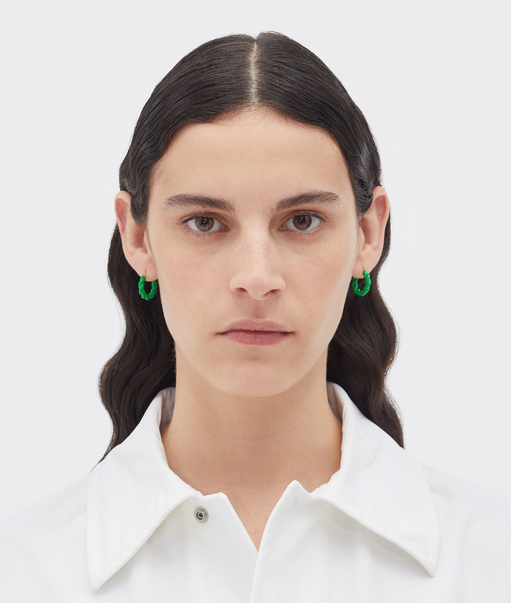 Bottega Veneta o1n1vont0425 Size: OS / Twist Earrings in Parakeet Size ONE SIZE - 2 Thumbnail