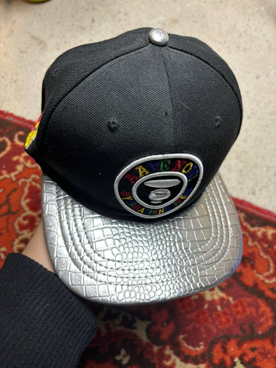 Japanese Brand × Vintage Vintage Y2K AApenow By Abathing Ape Syle Japanese Rap Cap Size ONE SIZE - 3 Thumbnail