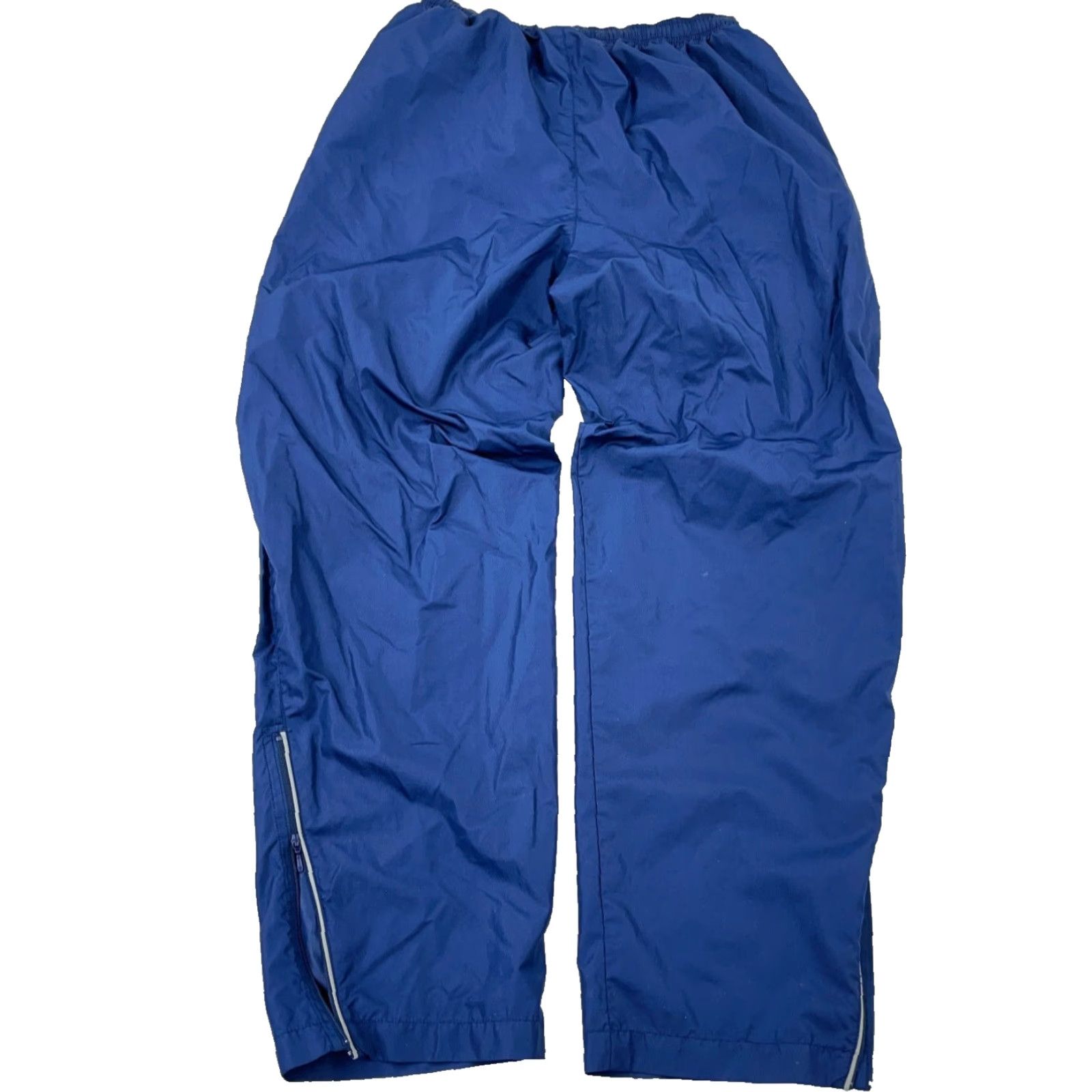 Nike Vintage Nike Pants Women L Navy Blue Track Pants Windbreakers Baggy Y2K 2000s Size 36" / US 14 / IT 50 - 2 Thumbnail